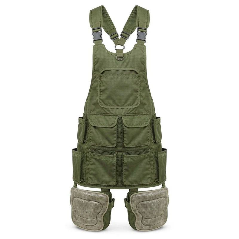Kneeling Garden Apron with Cushioned Knee Pad